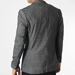 Meilleur prix 🔔 Veste Blazer X-4952 Gris Anthracite de Classic Series 💯 -Classic Series Soldes classic series 325949 X 4952 BLACK 20220704T155949 04