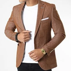 Sortie 👍 Veste Blazer X-4952 Marron de Classic Series ⭐