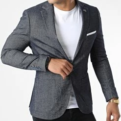 Le moins cher 🧨 Veste Blazer X-4952 Bleu Marine de Classic Series 🌟 -Classic Series Soldes classic series 325954 X 4952 NAVY 20220704T160019 03