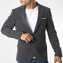 Acheter 👏 Veste Blazer X-6037 Bleu Marine de Classic Series 😍 -Classic Series Soldes classic series 325965 X 6037 NAVY 20220704T160147 03