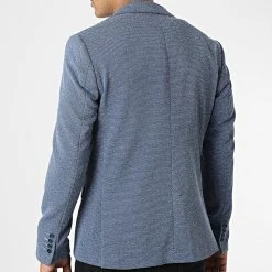 Offres ❤️ Veste Blazer X-6037 Bleu Marine de Classic Series 🥰 -Classic Series Soldes classic series 325966 X 6037 BLEU 20220704T160121 04