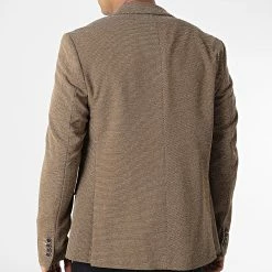 Meilleure vente 🔥 Veste Blazer X-6037 Marron de Classic Series 😉 -Classic Series Soldes classic series 325967 X 6037 VIZYON 20220704T155916 04