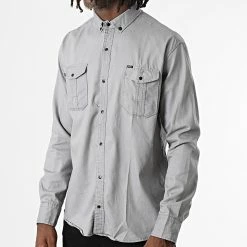 Meilleur prix ✔️ Chemise Manches Longues W-323 Gris de Classic Series 🎉 -Classic Series Soldes classic series 325973 W 323 GRIS 20220701T151836 03