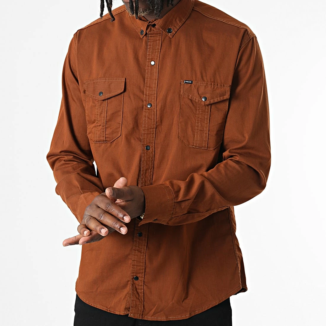 Acheter 🎉 Chemise Manches Longues W-323 Marron de Classic Series 🎉 3 Acheter 🎉 Chemise Manches Longues W-323 Marron de Classic Series 🎉