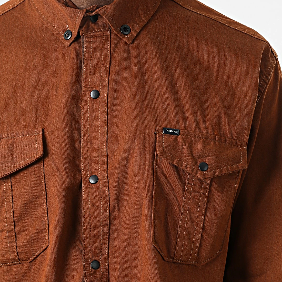 Acheter 🎉 Chemise Manches Longues W-323 Marron de Classic Series 🎉 4 Acheter 🎉 Chemise Manches Longues W-323 Marron de Classic Series 🎉 – Image 2