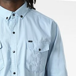 Grosses soldes 🥰 Chemise Manches Longues W-323 Bleu Clair de Classic Series ✔️ -Classic Series Soldes classic series 325979 W 323 BLEU CIEL 20220701T150437 02