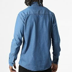 Offres 🧨 Chemise Jean Manches Longues W-323 Bleu Denim de Classic Series 🔥 -Classic Series Soldes classic series 325980 W 323 BLUE JEANS 20220701T150606 04
