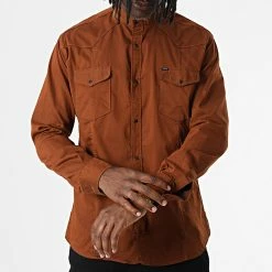 Top 10 😉 Chemise Manches Longues Col Mao W-324 Marron de Classic Series ✨ 8 Top 10 😉 Chemise Manches Longues Col Mao W-324 Marron de Classic Series ✨ -Classic Series Soldes classic series 326021 W 324 TABAC 20220701T151936 03