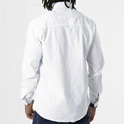 Acheter 👍 Chemise Manches Longues Col Mao W-324 Blanc de Classic Series 👍 -Classic Series Soldes classic series 326022 W 324 BLANC 20220707T155339 04