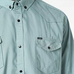 De gros 😍 Chemise Manches Longues Col Mao W-324 Bleu Vert Clair de Classic Series 🛒 7 De gros 😍 Chemise Manches Longues Col Mao W-324 Bleu Vert Clair de Classic Series 🛒 -Classic Series Soldes classic series 326029 W 324 VERT DEAU 20220701T150420 02