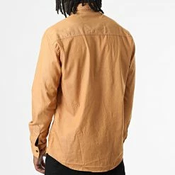 Promo ✔️ Chemise Manches Longues W-323 Camel de Classic Series ✨ -Classic Series Soldes classic series 326034 W 323 CAMEL 20220701T152051 04