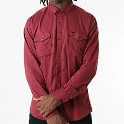 Acheter 😉 Chemise Manches Longues W-323 Bordeaux de Classic Series 😍