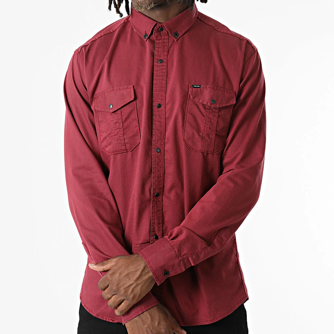 Acheter 😉 Chemise Manches Longues W-323 Bordeaux de Classic Series 😍 3 Acheter 😉 Chemise Manches Longues W-323 Bordeaux de Classic Series 😍