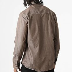 Bon marché 😀 Chemise Manches Longues W-323 Marron Foncé de Classic Series 🔔 9 Bon marché 😀 Chemise Manches Longues W-323 Marron Foncé de Classic Series 🔔 -Classic Series Soldes classic series 326051 W 323 MARRON 20220701T150624 04