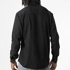 Le moins cher 🔥 Chemise Manches Longues W-323 Noir de Classic Series ⌛ -Classic Series Soldes classic series 326054 W 323 NOIR 20220701T150847 04