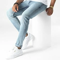 Top 10 🎁 Jean Slim Mr Red Light Destroy DP1009 Bleu Denim de Classic Series ✔️ -Classic Series Soldes classic series 327338 DP1009 172 20220715T084341 03