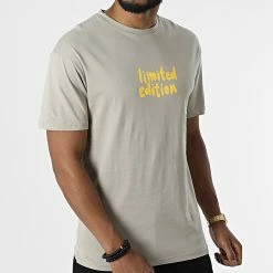 Vente flash 😀 Tee 👚 Shirt G22-6697 Beige de Classic Series 🧨 -Classic Series Soldes classic series 327354 G22 6697 GRI 20220708T154758 03