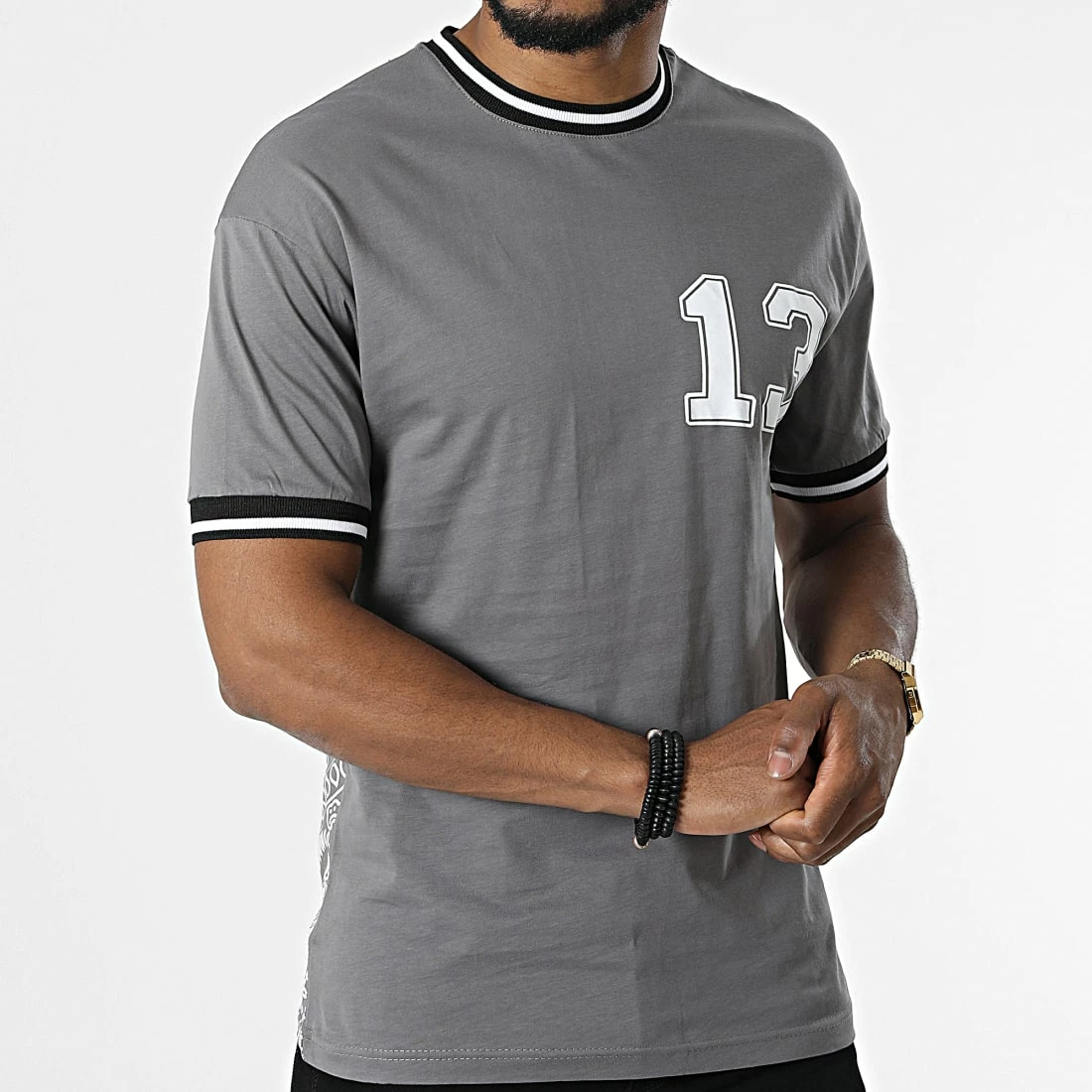 Vente flash 🌟 Tee 👕 Shirt G22-686 Gris de Classic Series 🤩 5 Vente flash 🌟 Tee 👕 Shirt G22-686 Gris de Classic Series 🤩 – Image 3