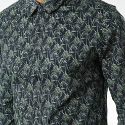 Meilleure vente ❤️ Chemise Manches Longues 7712 Bleu Marine Vert Floral de Classic Series 🎉 7 Meilleure vente ❤️ Chemise Manches Longues 7712 Bleu Marine Vert Floral de Classic Series 🎉 -Classic Series Soldes classic series 328432 7712SOS BLUE 20220720T152116 02