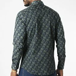 Meilleure vente ❤️ Chemise Manches Longues 7712 Bleu Marine Vert Floral de Classic Series 🎉 9 Meilleure vente ❤️ Chemise Manches Longues 7712 Bleu Marine Vert Floral de Classic Series 🎉 -Classic Series Soldes classic series 328432 7712SOS BLUE 20220720T152118 04