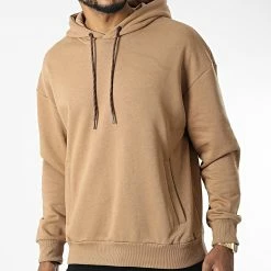 Acheter 😀 Sweat Capuche F2553 Camel de Classic Series 😍