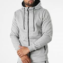 Sortie ✔️ Ensemble Veste Zippée Capuche Et Pantalon Jogging 2935 Gris Chiné de Classic Series ✔️ 8 Sortie ✔️ Ensemble Veste Zippée Capuche Et Pantalon Jogging 2935 Gris Chiné de Classic Series ✔️ -Classic Series Soldes classic series 328454 W 2935 GREY 20220726T091059 03