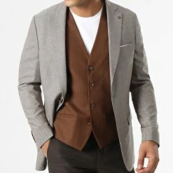 Promo 🎉 Ensemble Costume 3 Pièces 11489 Beige Camel Marron de Classic Series 👏 7 Promo 🎉 Ensemble Costume 3 Pièces 11489 Beige Camel Marron de Classic Series 👏 -Classic Series Soldes classic series 329131 11489 2 20220725T161607 01