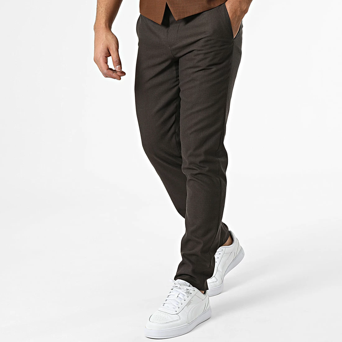 Promo 🎉 Ensemble Costume 3 Pièces 11489 Beige Camel Marron de Classic Series 👏 6 Promo 🎉 Ensemble Costume 3 Pièces 11489 Beige Camel Marron de Classic Series 👏 – Image 4