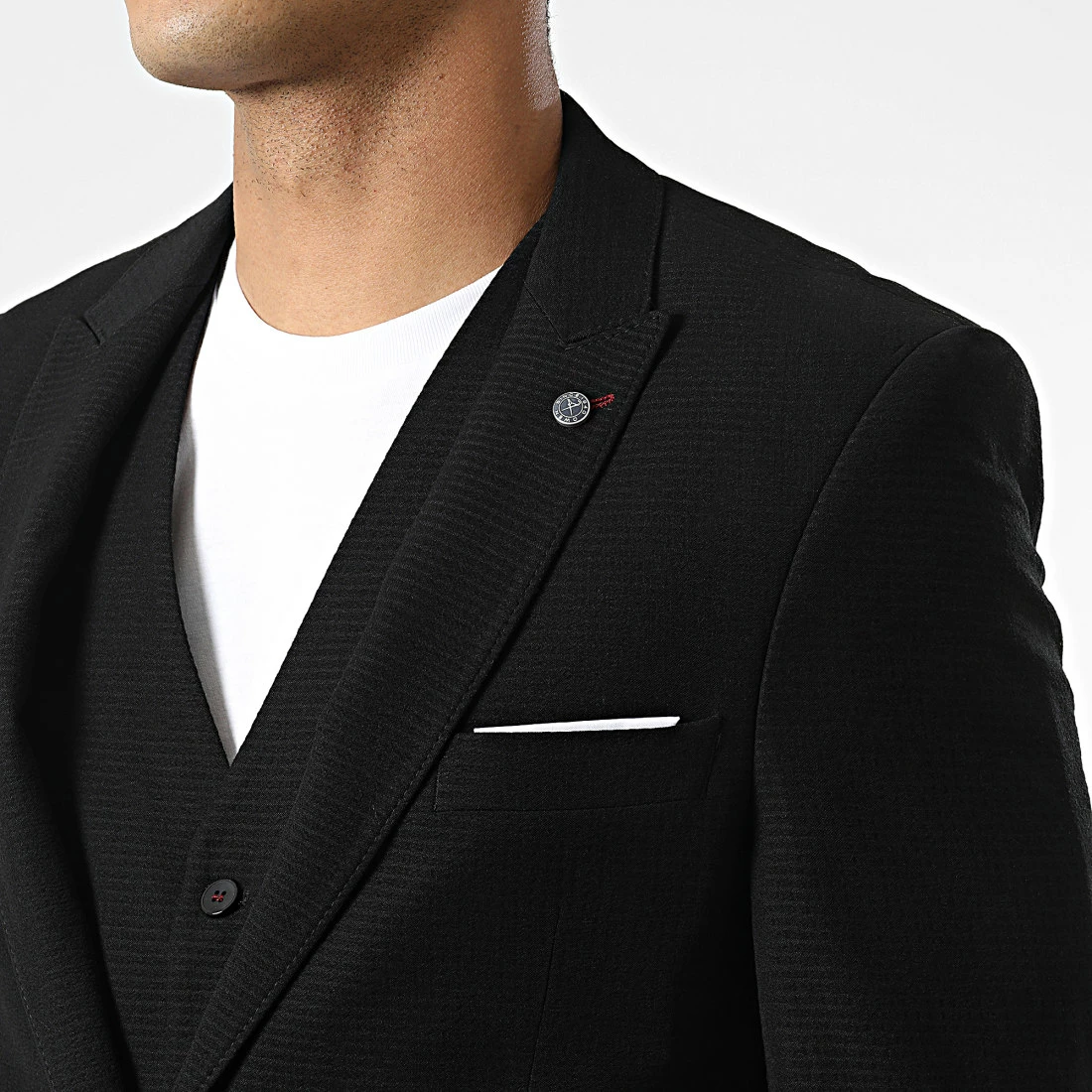 Budget 👍 Ensemble Costume 3 Pièces 11559 Noir de Classic Series 🥰 5 Budget 👍 Ensemble Costume 3 Pièces 11559 Noir de Classic Series 🥰 – Image 3