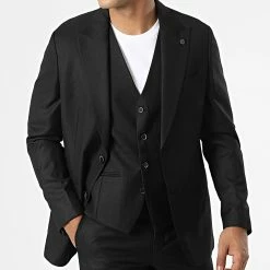 Meilleure vente 😍 Ensemble Costume 3 Pièces 11624 Noir de Classic Series 🤩 -Classic Series Soldes classic series 329183 11624 27 20220725T161726 01