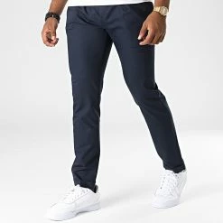 Vente flash 👍 Pantalon Chino 99000 Bleu Marine de Classic Series 🎁