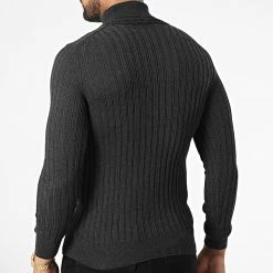 Nouveau 😉 Pull Col Roulé 2433 Gris Anthracite de Classic Series ✔️ -Classic Series Soldes classic series 329217 2433 ANTHRACITE 20220726T110326 04