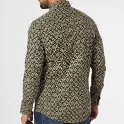 De gros 😍 Chemise Manches Longues 7716 Noir Jaune de Classic Series 😉 -Classic Series Soldes classic series 329276 7716 BLUE 20220728T142051 04