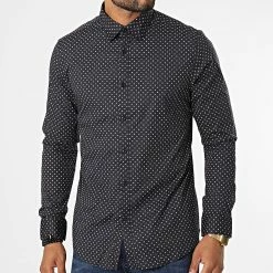 Meilleur prix ✔️ Chemise Manches Longues 7717 Noir de Classic Series 🔥