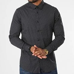 Meilleur prix ✔️ Chemise Manches Longues 7717 Noir de Classic Series 🔥 -Classic Series Soldes classic series 329278 7717 BLACK 1 20220728T142249 03