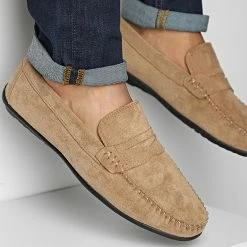 Bon marché 😍 Mocassins ZD001 Beige de Classic Series 👍