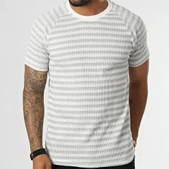 Grosses soldes ✨ Tee 👚 Shirt A Rayures LM283 Gris Blanc de Classic Series 🎁 8 Grosses soldes ✨ Tee 👚 Shirt A Rayures LM283 Gris Blanc de Classic Series 🎁 -Classic Series Soldes classic series 329440 LM283 GRI 20220727T163448 03