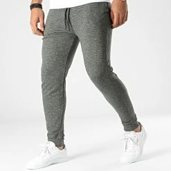 Top 10 🎉 Pantalon Jogging H1004 Vert Kaki Chiné de Classic Series 👏