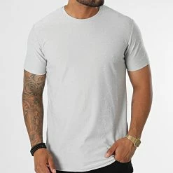 Top 10 🌟 Tee 👕 Shirt LM367 Gris de Classic Series 🔔 -Classic Series Soldes classic series 329585 LM367 GRI 20220728T144457 03