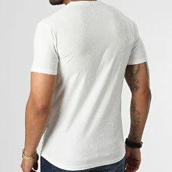 Meilleure affaire 🔔 Tee 👕 Shirt LM367 Blanc de Classic Series 🤩 -Classic Series Soldes classic series 329586 LM367 BEYAZ 20220728T143731 04