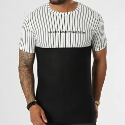 Remise 👍 Tee 👚 Shirt A Rayures LM479 Blanc Noir de Classic Series ❤️ 8 Remise 👍 Tee 👚 Shirt A Rayures LM479 Blanc Noir de Classic Series ❤️ -Classic Series Soldes classic series 329591 LM479 SIYAH 20220728T152926 03