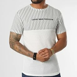 Budget 👏 Tee 👕 Shirt A Rayures LM479 Blanc de Classic Series ❤️ 8 Budget 👏 Tee 👕 Shirt A Rayures LM479 Blanc de Classic Series ❤️ -Classic Series Soldes classic series 329601 LM479 BEYAZ 20220727T163317 03