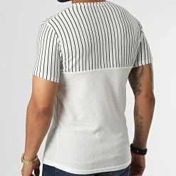 Budget 👏 Tee 👕 Shirt A Rayures LM479 Blanc de Classic Series ❤️ 9 Budget 👏 Tee 👕 Shirt A Rayures LM479 Blanc de Classic Series ❤️ -Classic Series Soldes classic series 329601 LM479 BEYAZ 20220727T163318 04