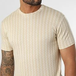 Promo ⌛ Tee 👚 Shirt LM461 Beige Blanc de Classic Series 👍 -Classic Series Soldes classic series 329630 LM461 BEJ 20220727T162709 02