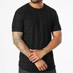 Tout neuf 👍 Tee 👚 Shirt A Carreaux LM369 Noir de Classic Series 🧨 -Classic Series Soldes classic series 329647 LM369 SIYAH 20220728T100420 03