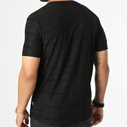 Tout neuf 👍 Tee 👚 Shirt A Carreaux LM369 Noir de Classic Series 🧨 -Classic Series Soldes classic series 329647 LM369 SIYAH 20220728T100421 04