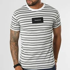 Nouveau ✨ Tee 👚 Shirt LM077 Blanc Noir Vert Kaki de Classic Series 👍 -Classic Series Soldes classic series 329720 LM077 HAKI 20220728T143910 03