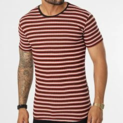 Tout neuf 👍 Tee 👕 Shirt LM5172 Noir Blanc Rouge Brique de Classic Series 🔥