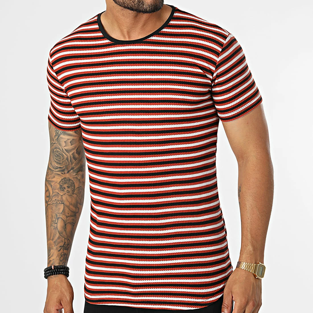 Tout neuf 👍 Tee 👕 Shirt LM5172 Noir Blanc Rouge Brique de Classic Series 🔥 3 Tout neuf 👍 Tee 👕 Shirt LM5172 Noir Blanc Rouge Brique de Classic Series 🔥