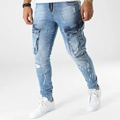 Tout neuf 😉 Pantalon Cargo 15479 Bleu Denim de Classic Series 🛒